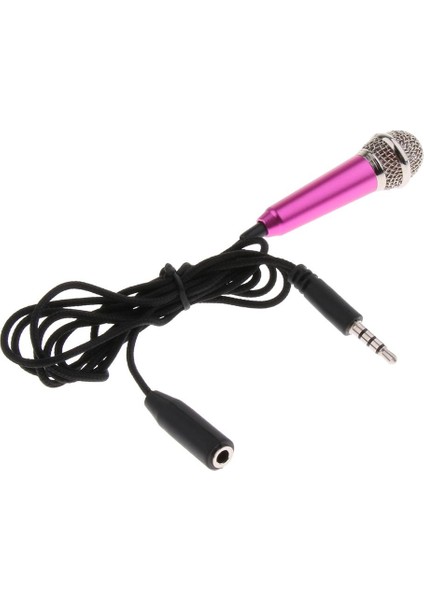 Kırmızı Mikrofon Cep Telefonu W / Mic Saklama Kılıfı (Yurt Dışından)