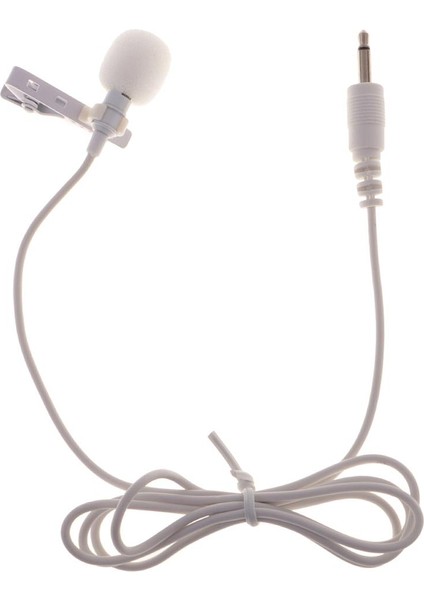 Taşınabilir 3.5mm Fiş Mini Klip Mikrofon Klipsi Beyaz (Yurt Dışından) modelleri