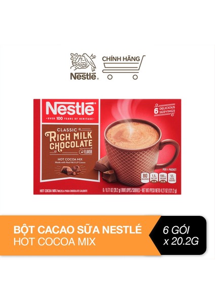 Rich Milk Chocolate Hot Cocoa Mix 6X20,2 gr