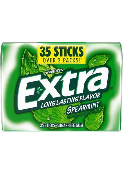 Wrıgley’s Extra Spearmint Sugar Free Chewing Gum Pack
