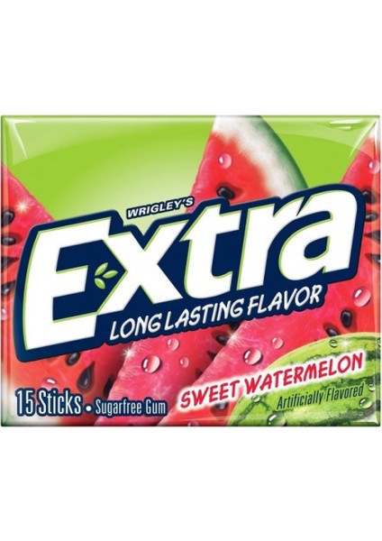 Wrıgley's Extra Sweet Watermelon Gum Sticks