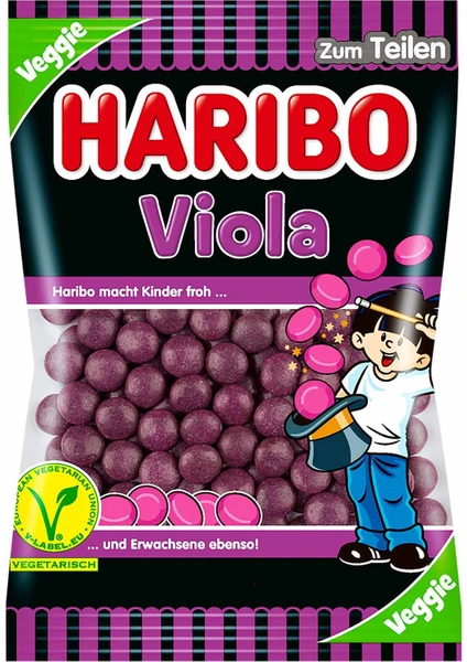 Haribo Viola Veggie 125 gr