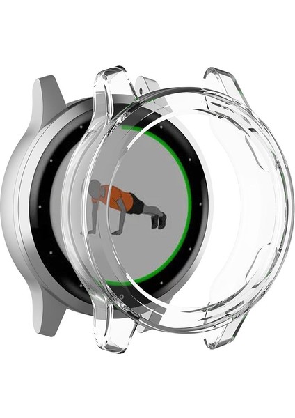 42MM Akıllı Izle Tpu Şeffaf Koruma Kılıfı Kapak Anti-Toz Garmin 3 Beyaz Uyar