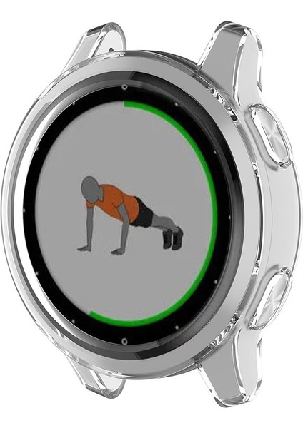 42MM Akıllı Izle Tpu Şeffaf Koruma Kılıfı Kapak Anti-Toz Garmin 3 Beyaz Uyar