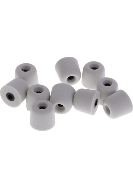 5 Pairs 3.0mm Bellek Köpük Ipuçları Kulaklıklar / Kulak Için Kulaklıklar M Gri Gri