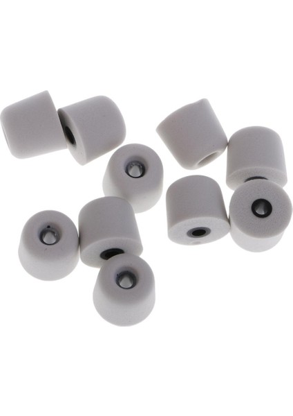 5 Pairs 3.0mm Bellek Köpük Ipuçları Kulaklıklar / Kulak Için Kulaklıklar M Gri Gri fiyatları
