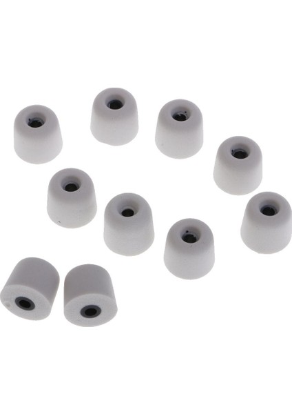 5 Pairs 3.0mm Bellek Köpük Ipuçları Kulaklıklar / Kulak Için Kulaklıklar M Gri Gri fırsatları