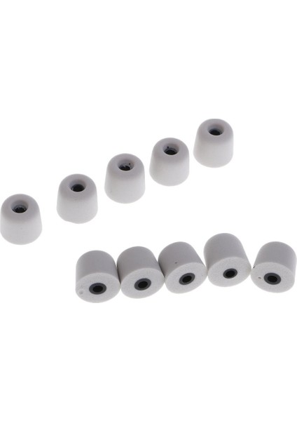 5 Pairs 3.0mm Bellek Köpük Ipuçları Kulaklıklar / Kulak Için Kulaklıklar M Gri Gri indirimleri