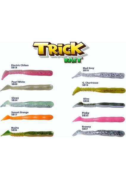 Trick Bait 09CM Silikon Balık fiyatları