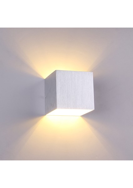 AC85-265V 3 W LED Kare Duvar Lambası Tetragonum Salonu (Yurt Dışından)