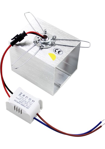 AC85-265V 3 W LED Kare Duvar Lambası Tetragonum Salonu (Yurt Dışından)