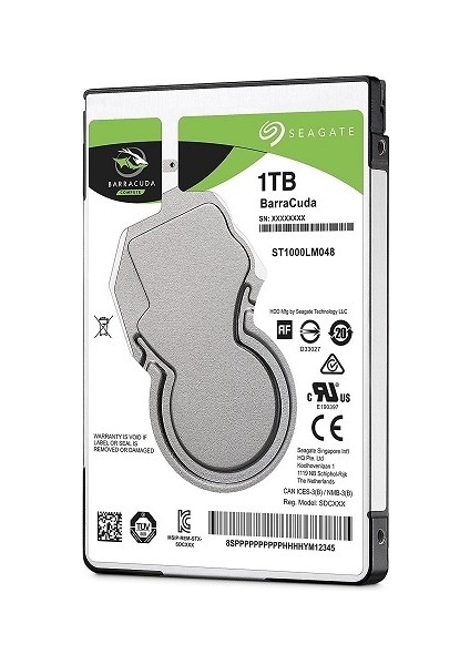 1TB Barracuda 2.5 5400RP 128MB ST1000LM048