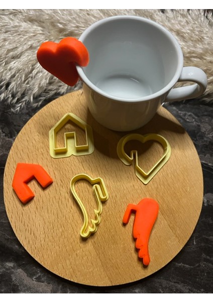 Kavhe Yanı Kurabiye Kalıbı