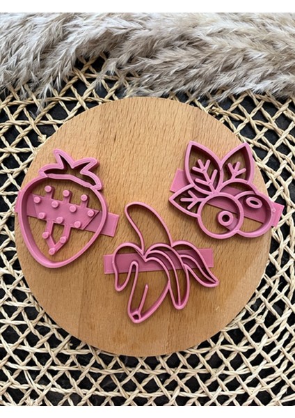 Meyve Seti 3'lü Kurabiye Kalıbı fiyatları