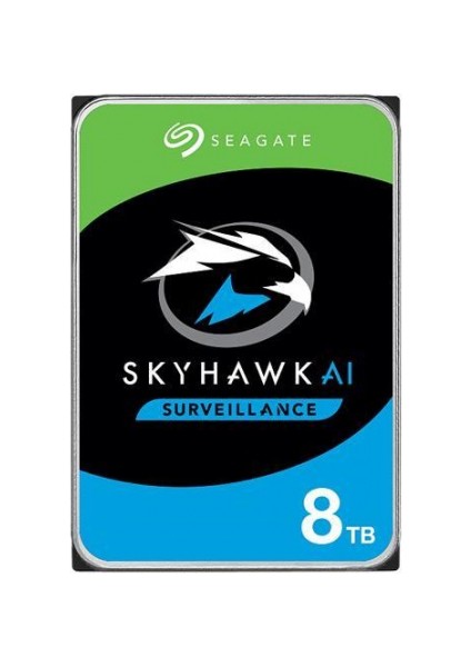 Skyhawk 3.5" 8TB 256MB ST8000VE001 7200RPM Güvenlik HDD