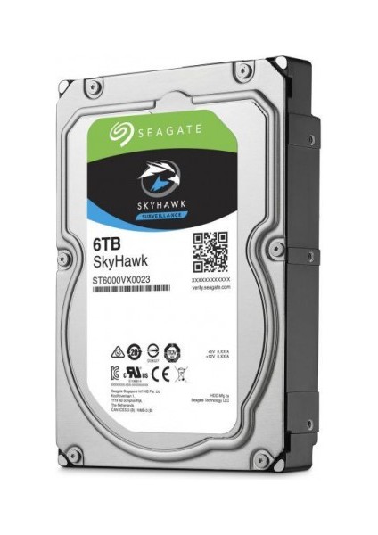 Skyhawk 3.5" 6TB 256MB ST6000Vx001 5900RPM Güvenlik HDD