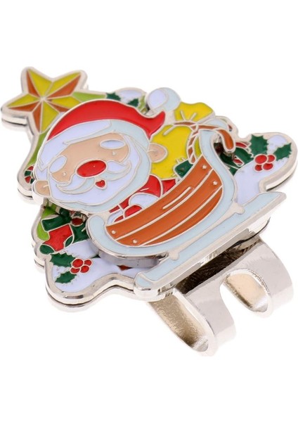 Cadılar Bayramı Balkabağı ve Noel Baba Golf Topu Marker Şapka Klip ile Noel fiyatları