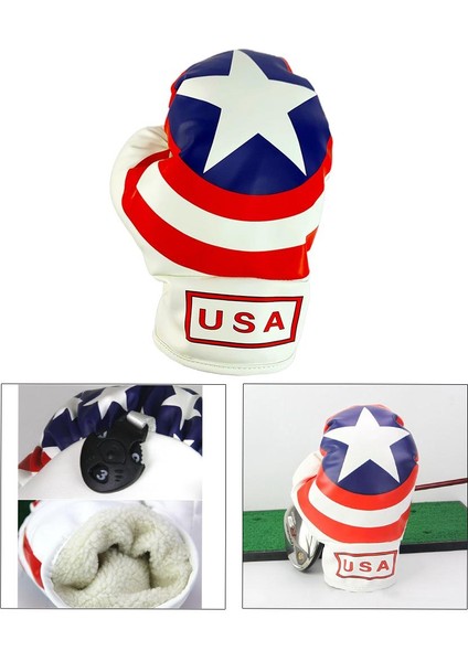 Premium Su Geçirmez No. 1 Golf Kulübü Headcover 460CC Sürücü Kapak Sleeve Guard(Yurt Dışından) modelleri