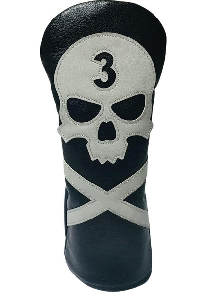 Su Geçirmez Golf Kafa Kapak Kulübü Headcover Guard Sleeve Case Golfer Ekipmanları No.3