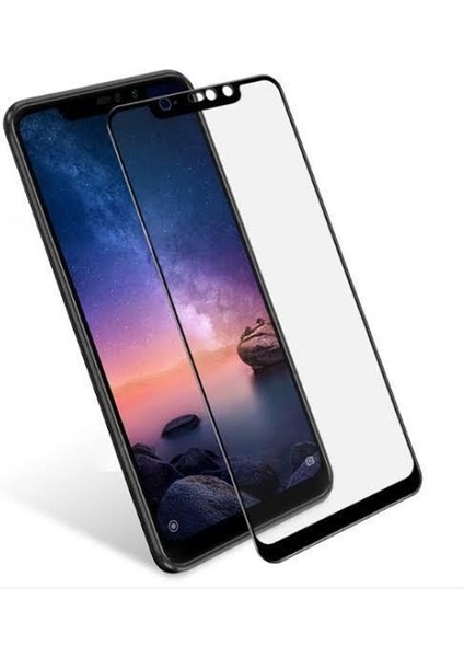 Nano Teknoloji Xioami Mi 8 Lite Siyah Kırılmaz Cam Ekran Koruyucu