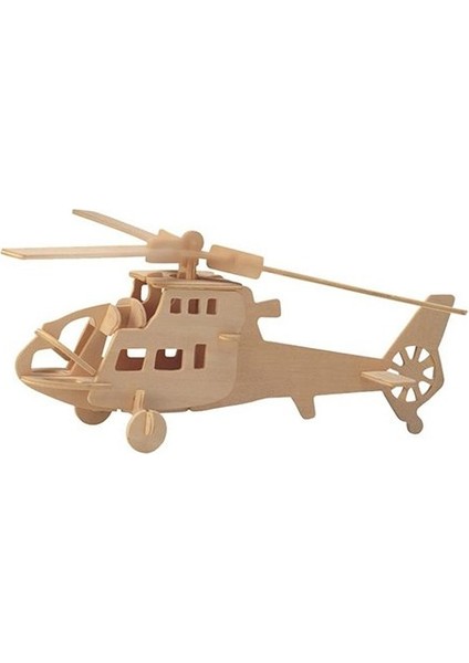 3D Ahşap Puzzle - Helikopter-