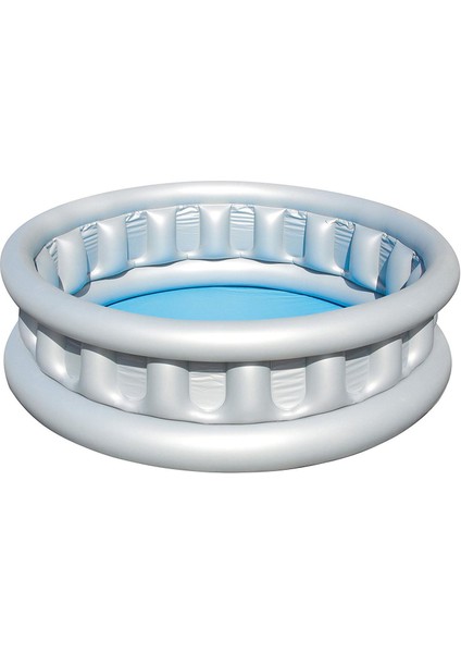 Su Pompalı-Bestway 51080,MEGA Gri Metalik Şişme HAVUZ-152X43CM