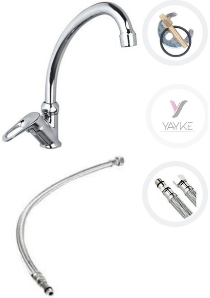 Mermerden Tekli Mix Tezgahüstü Tek Su Çıkışlı Lavabo Bataryası