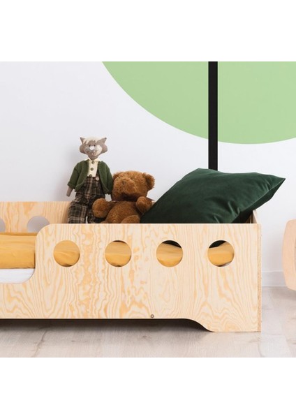 Roofless Ahşap Çocuk Karyola Montessori Yatak Bebek Beşiği modelleri