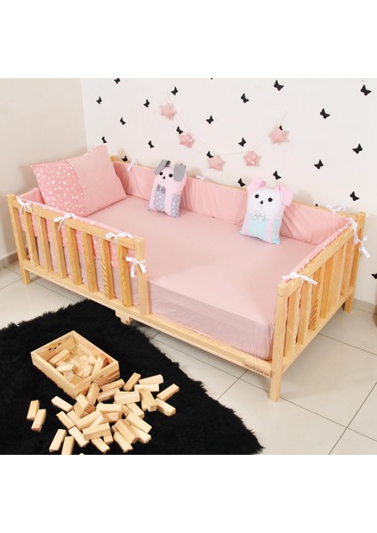 Montessori Yatak Çocuk Doğal Çam 90X190 Karyola Nil fiyatları
