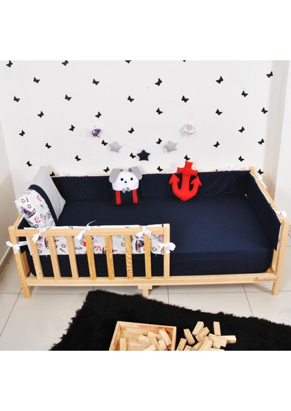 Montessori Yatak Çocuk Doğal Çam 90X190 Karyola Nil indirimleri