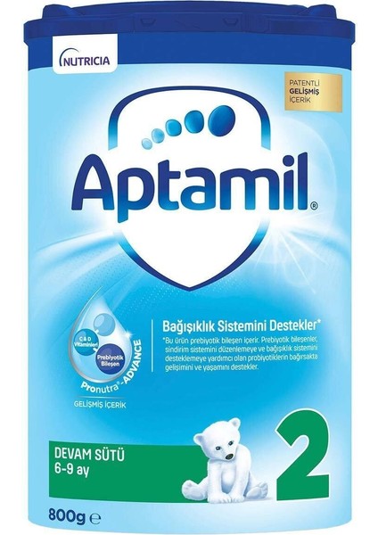 2 Devam Sütü 800 G 6-9 Ay Akıllı Kutu