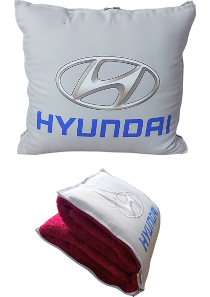 Hyundai Baskılı Opsiyonel Battaniyeli Yastık