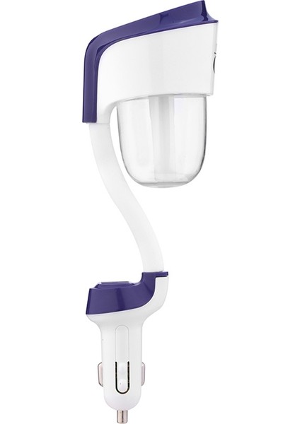 Iı 50 ml Rotasyon Aromaterapi Hava Arıtma Nemlendirici ile 2 USB Şarj Bağlantı Noktası Dc 12 V Araba Otomatik Mavi (Yurt Dışından)