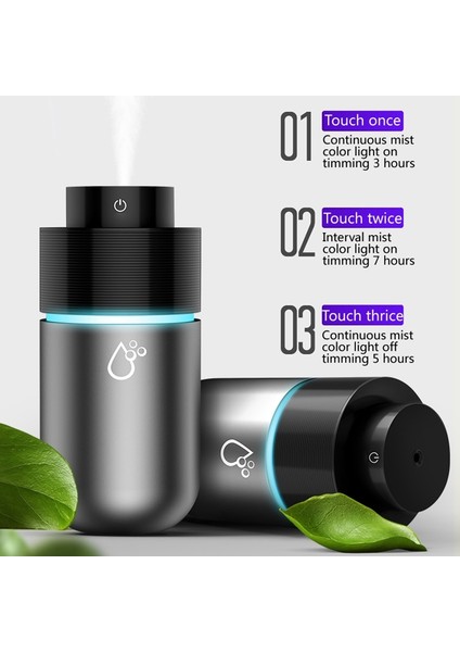 Araba Mini Nemlendirici Hava Temizleyici Nemlendirici USB Aromaterapi Deodorizasyonu Gümüş Gri (Yurt Dışından) modelleri
