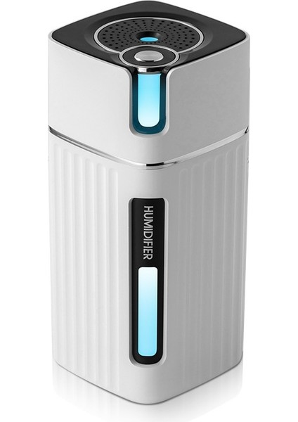Nemlendirici USB Ofis Ev Araba Sessiz Taşınabilir Renkli Hava Arıtma Beyaz (Yurt Dışından)