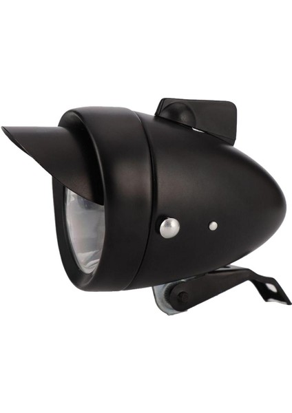 Metal Vintage Bisiklet Bisiklet LED Işık Far Ön Retro Kafa Lambası Siyah