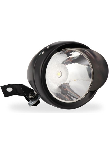 Metal Vintage Bisiklet Bisiklet LED Işık Far Ön Retro Kafa Lambası Siyah