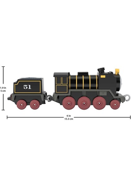 Thomas & Friends Thomas ve Friends Büyük Tekli Tren Sür-Bırak Hıro HFX91-HDY67