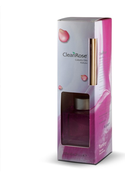 Cleanrose Oda Kokusu Bambu Çubuklu (Gül) – 135 ml