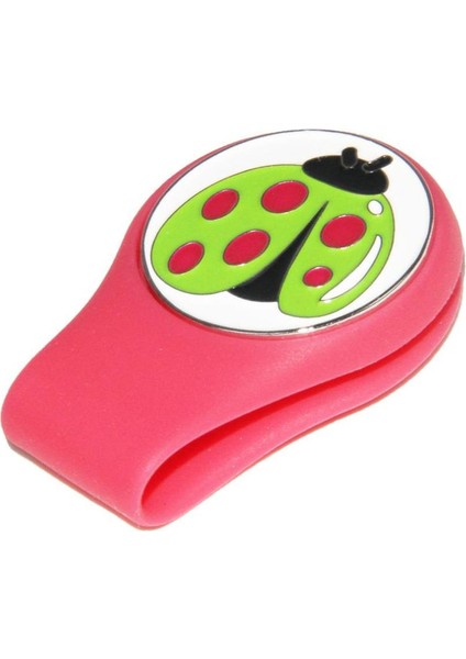 Manyetik Golf Şapka Klip Golf Topu Marker ile Ayrılabilir Desen Plaka Pembe (Yurt Dışından) fiyatları