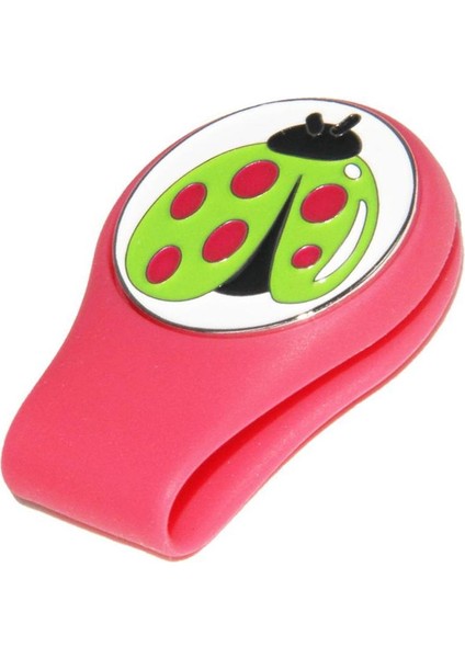 Manyetik Golf Şapka Klip Golf Topu Marker ile Ayrılabilir Desen Plaka Pembe (Yurt Dışından) modelleri