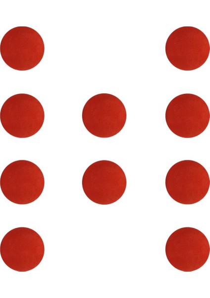 10X Eva Profesyonel Uygulama Golf Topu Spor Eğitim Topları 42MM Dia 1.65 "kırmızı (Yurt Dışından) indirimleri