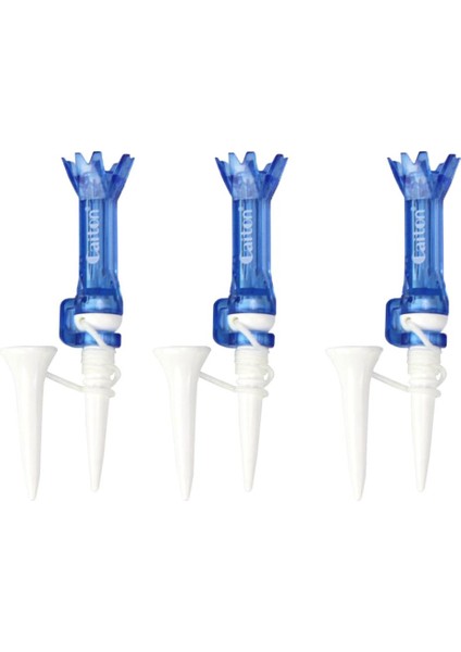 3 Parça Plastik Golf Tees Odaklı Kılavuz Dönebilen Flex Tees Manyetik Tee (Yurt Dışından)