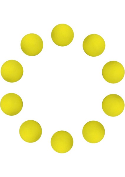 10X Ultralight Eva Köpük Golf Salıncak Uygulama Eğitim Topları Kulüpleri Ekipmanları Sarı (Yurt Dışından)