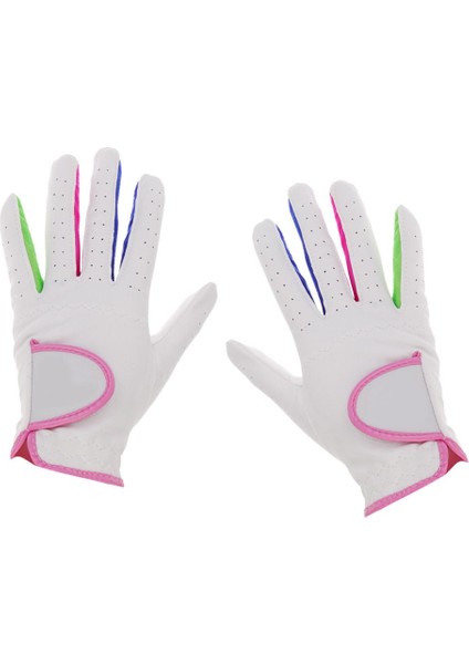 1 Çift Çocuk Çocuk Junior Kaymaz Sıkı Nefes Spor Golf Eldiven 17 (Yurt Dışından)