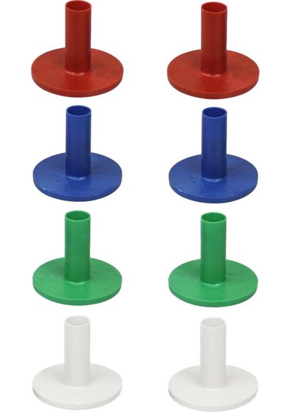 8 Kauçuk Golf Tees Set Golf Mat Tees (45/58 / 68 / 78MM Yüksek) 4 Renkler Mix 45MM (Yurt Dışından) fırsatları