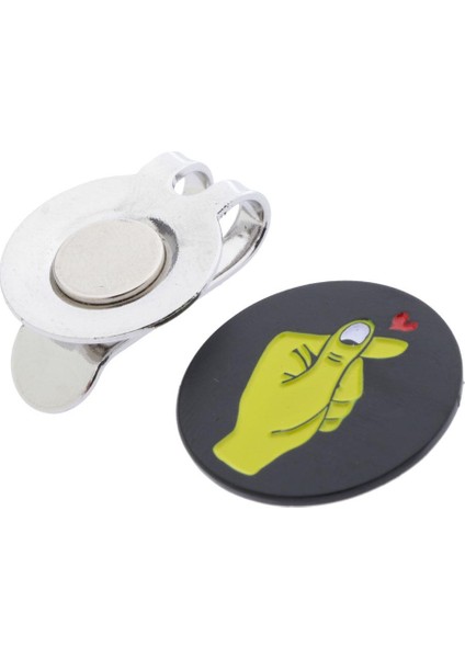 Metal Jest Golf Topu Marker Manyetik Şapka Klip Golf Aksesuarları ile 06 (Yurt Dışından) fiyatları