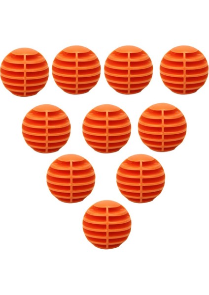 Kapalı / Açık Salıncak Eğitim Uygulaması Için 10 Adet Golf Spor Topları Turuncu (Yurt Dışından)