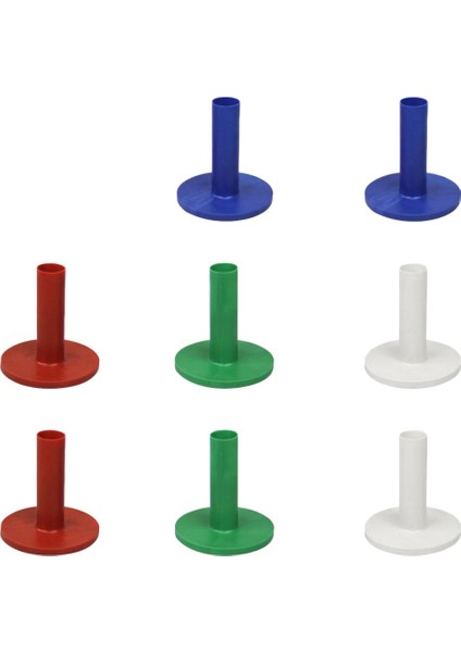 8 Kauçuk Golf Tees Set Golf Mat Tees (45/58 / 68 / 78MM Yüksek) 4 Renkler Mix 58MM (Yurt Dışından)