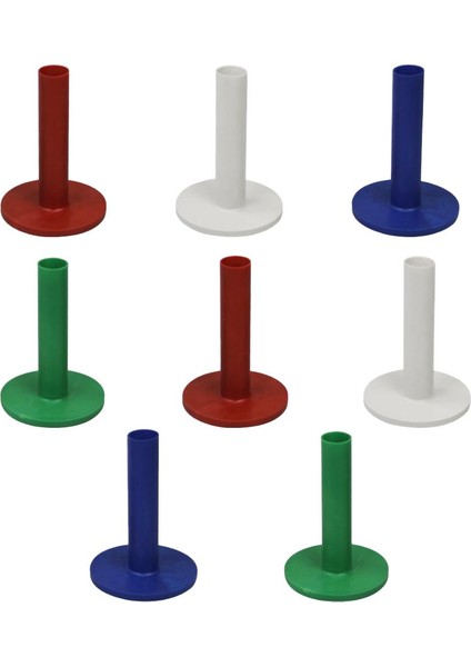 8 Kauçuk Golf Tees Set Golf Mat Tees (45/58/68 / High) 4 Renkler Mix 78MM (Yurt Dışından) modelleri